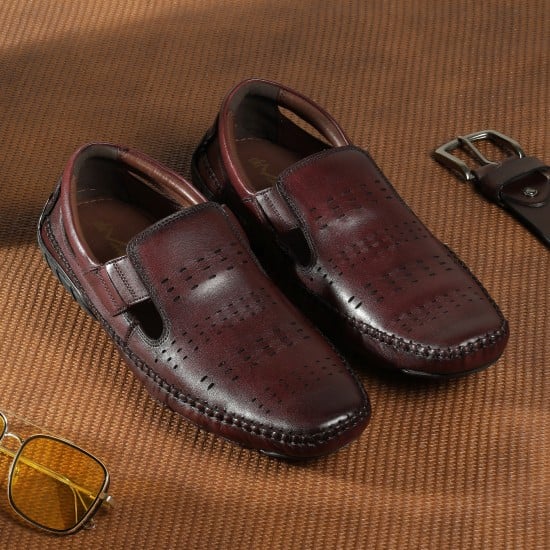 Men Wine Casual Sandals