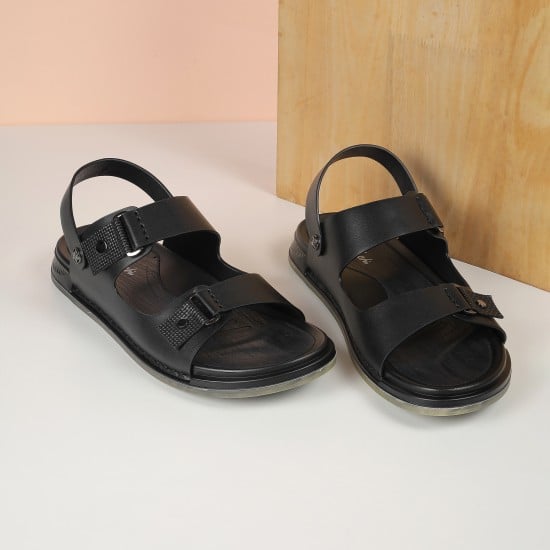 Men Black Casual Sandals