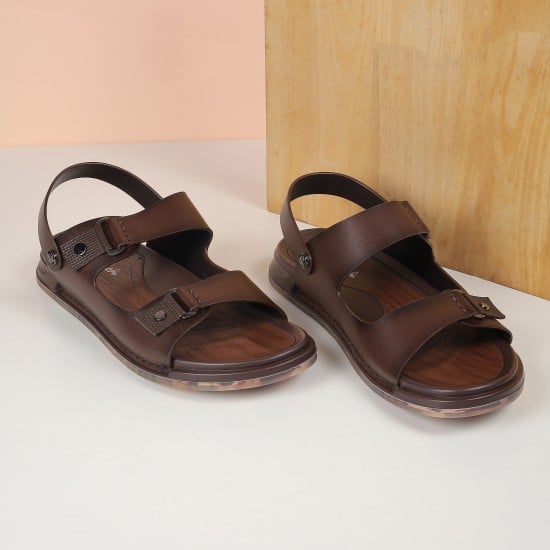 Men Brown Casual Sandals