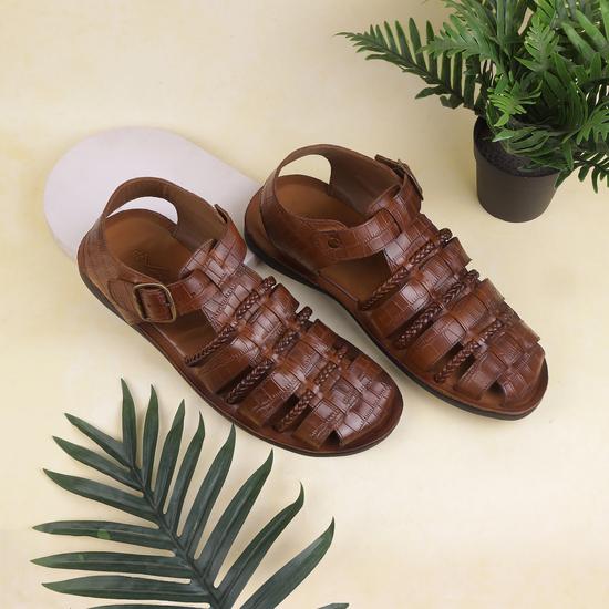 Men Tan Casual Sandals