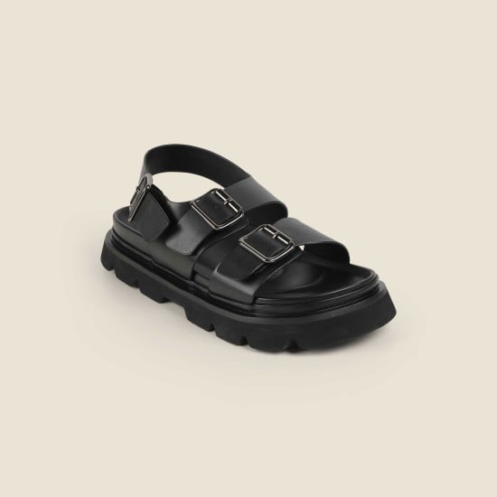 Men Black Casual Sandals