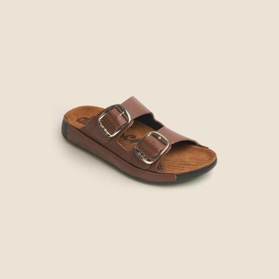 Men Tan Casual Slippers