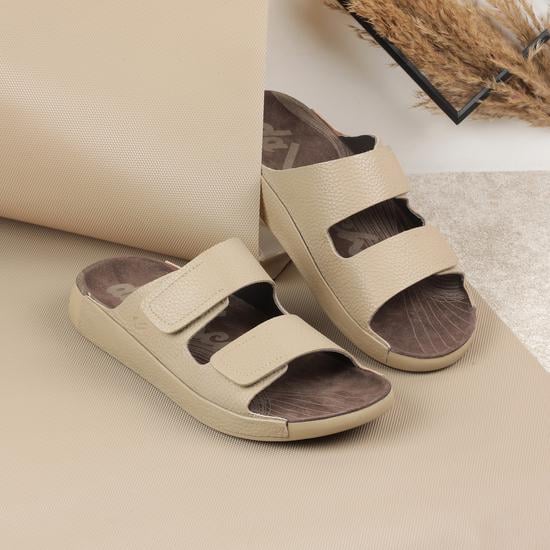 Men Beige Casual Slippers