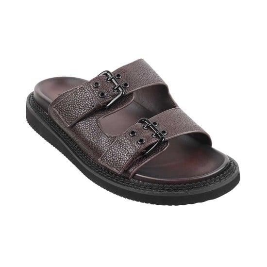 Men Brown Casual Slip Ons