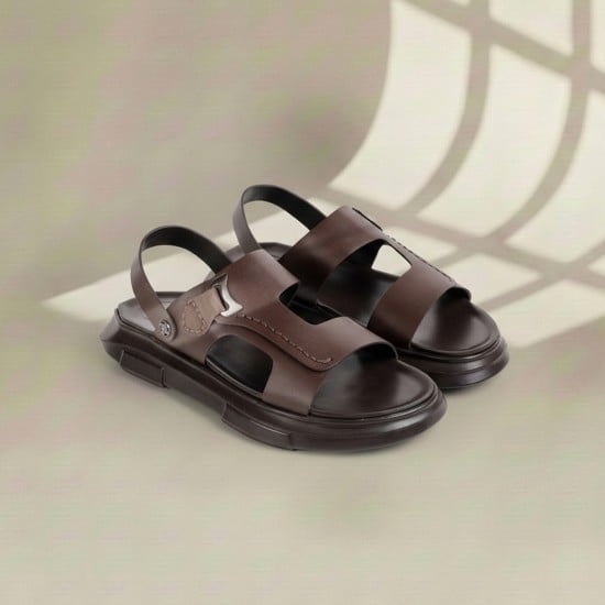 Men Brown Casual Sandals