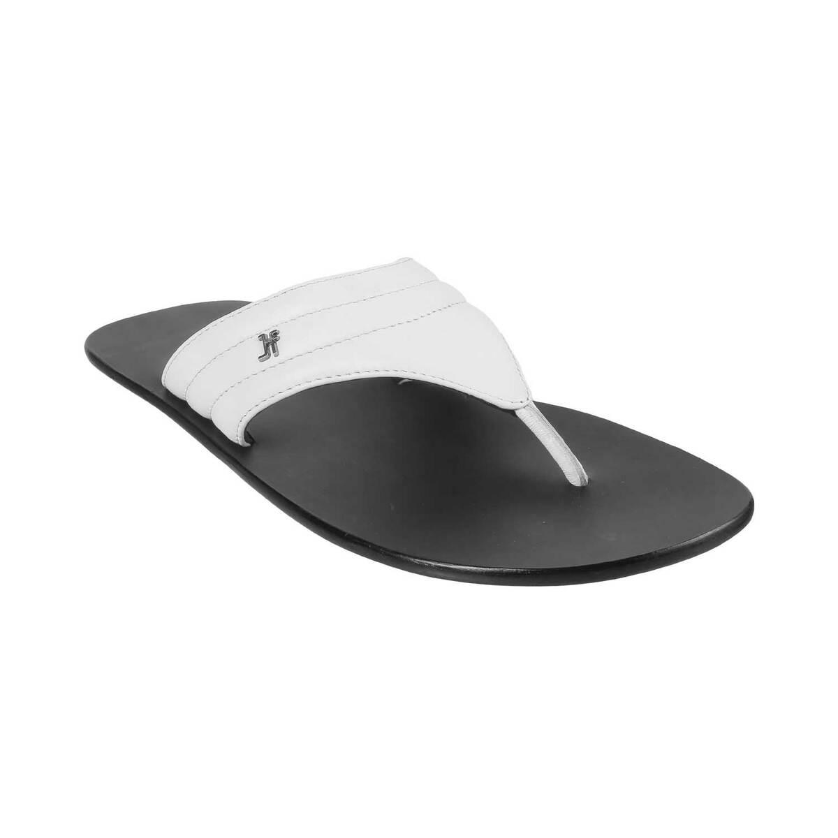 J.Fontini White Casual Slippers Online 