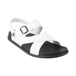 Men White Casual Sandals