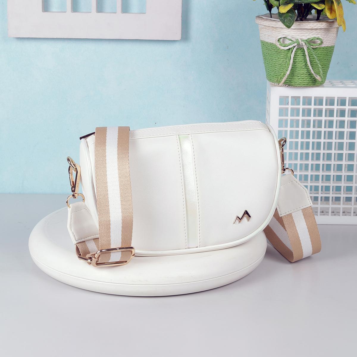 Buy Metro Women White Sling Bag Online SKU 65 7 16 10 Metro Shoes