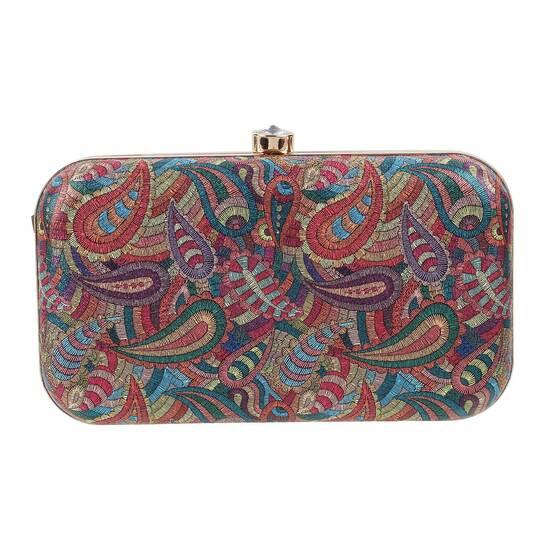 Women's contrasting simple and elegant, portable beaded flap