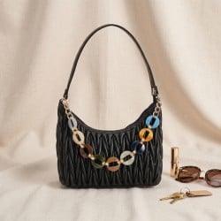 Women Black Hobo Bag
