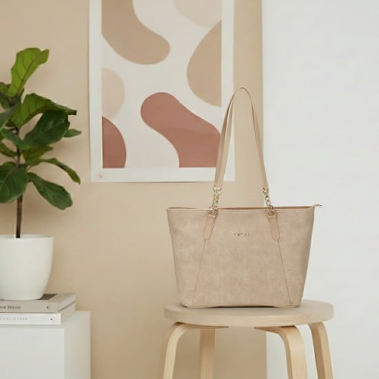 Women Beige Tote bag