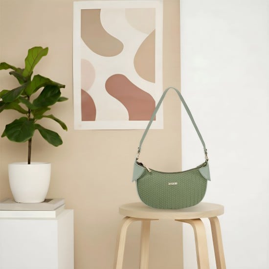 Women Green Shoulder Bag
