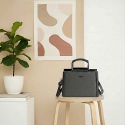 Women Black Satchel Bag