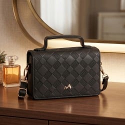 Women Black Satchel Bag