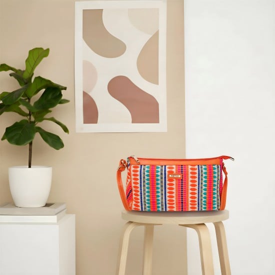 Women Orange Shoulder Bag