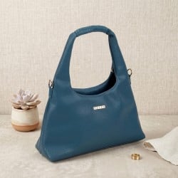 Women Blue Hobo Bag