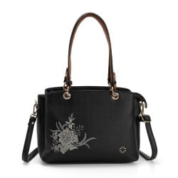 Women Black Satchel Bag
