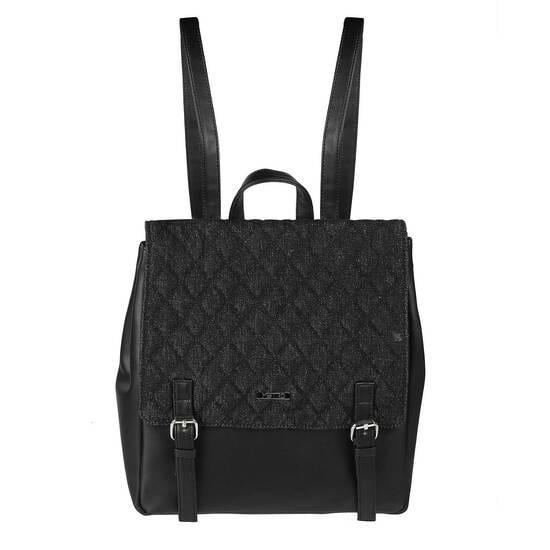 Women Black Backpack