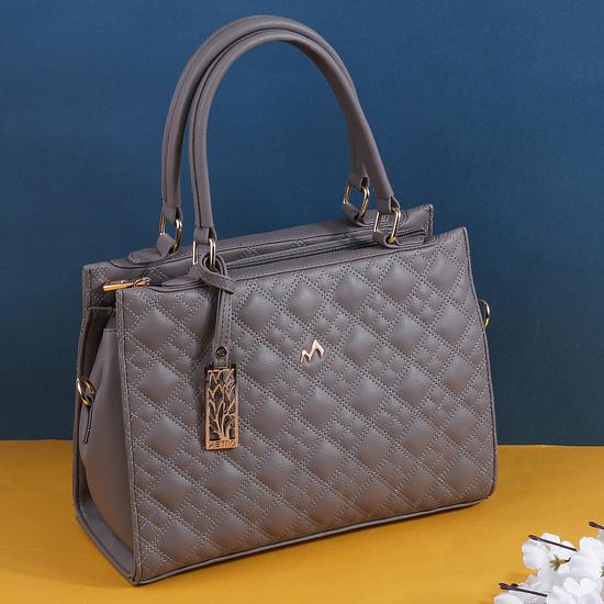 Women Grey Satchel Bag