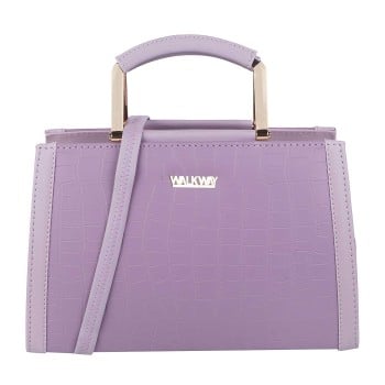 Walkway Women Purple Satchel Bag(SKU: 66-187-26-10)