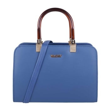 Walkway Women Blue Satchel Bag(SKU: 66-188-45-10)