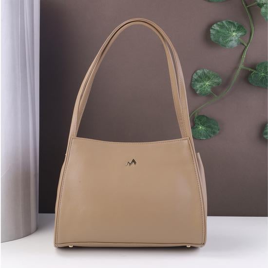 Women Beige Shoulder Bag