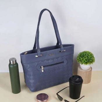 Walkway Women Grey Tote Bag(SKU: 66-245-14-10)