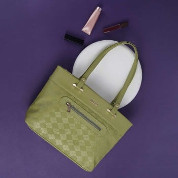 Walkway Women Light-green Tote Bag(SKU: 66-245-60-10)