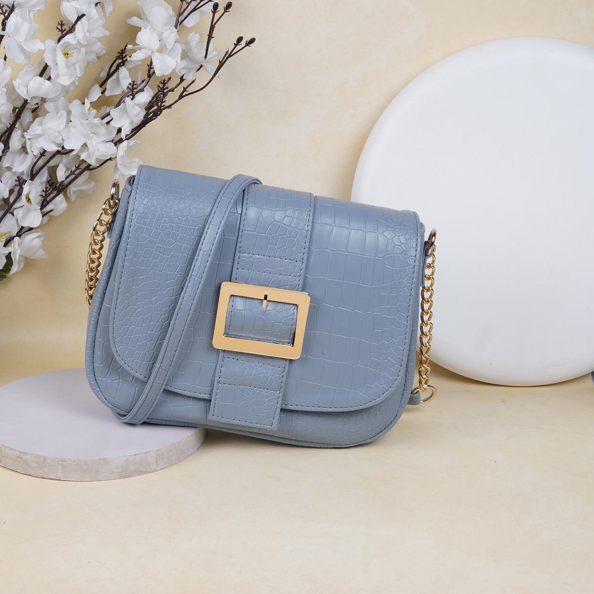 Light blue sling bag hotsell