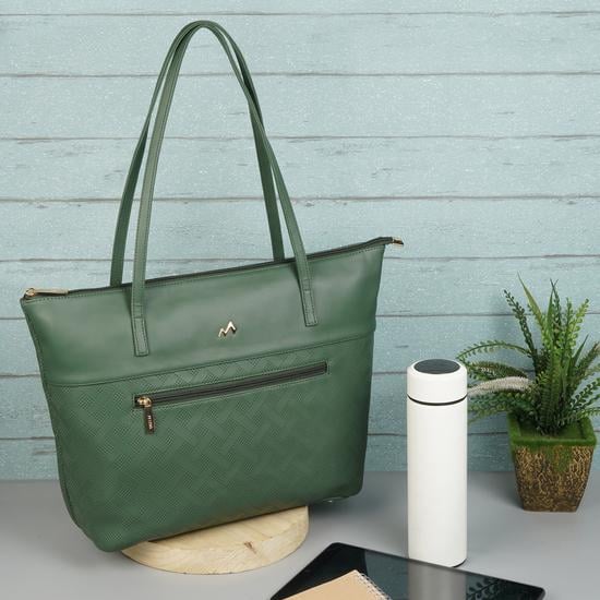 Women Green Tote Bag