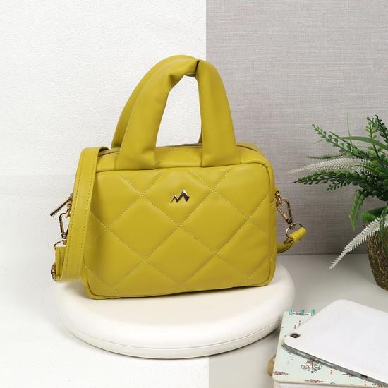 Women Yellow Satchel Bag