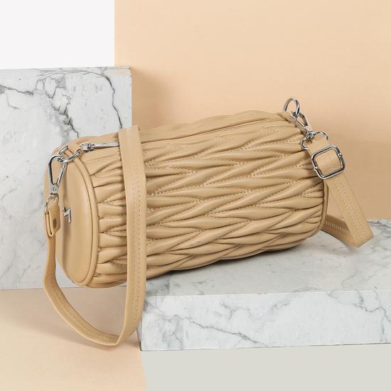 Women Beige Sling Bag