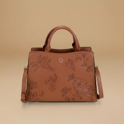 Women Brown Satchel Bag