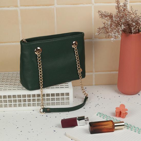 Women Green Shoulder Bag