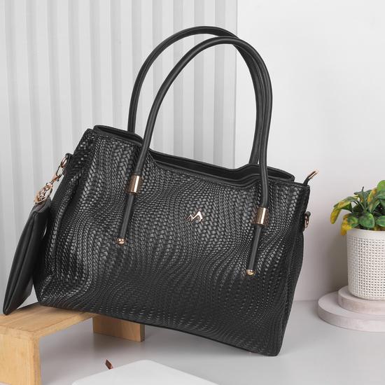 Women Black Satchel Bag