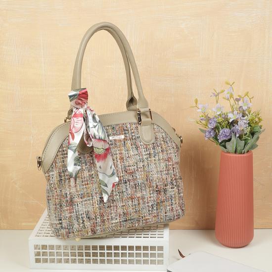 Women Light-grey Satchel Bag