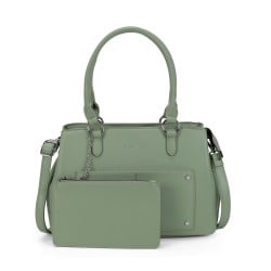 Women Green Satchel Bag