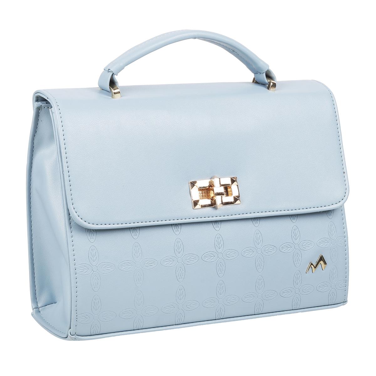 Light blue sales sling bag