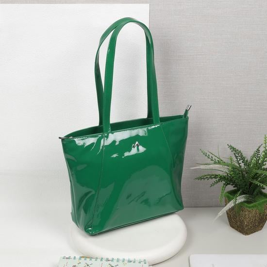 Women Green Tote Bag