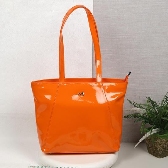 Women Orange Tote Bag