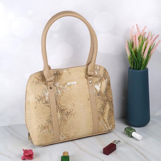 Women Beige Shoulder Bag