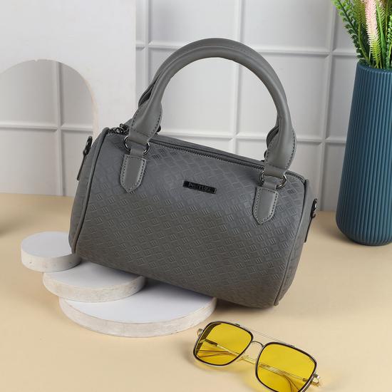 Women Grey Satchel Bag