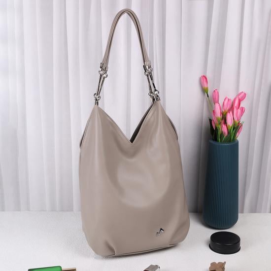 Women Grey Hobo Bag