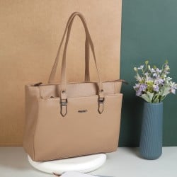 Women Beige Shoulder Bag