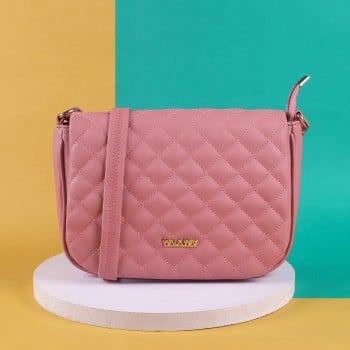 Walkway Women Pink Sling Bag(SKU: 66-456-24-10)