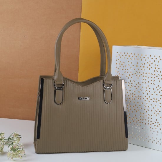 Women Khaki Satchel Bag