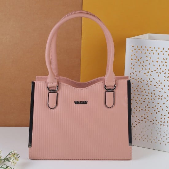 Women Peach Satchel Bag