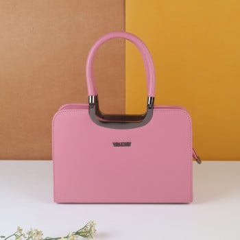 Walkway Women Pink Satchel Bag(SKU: 66-463-24-10)