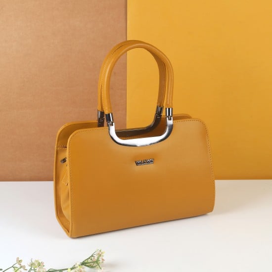 Women Yellow Satchel Bag