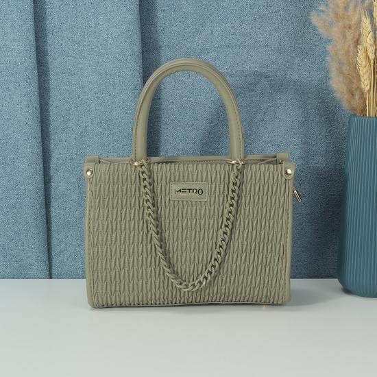 Women Green Satchel Bag